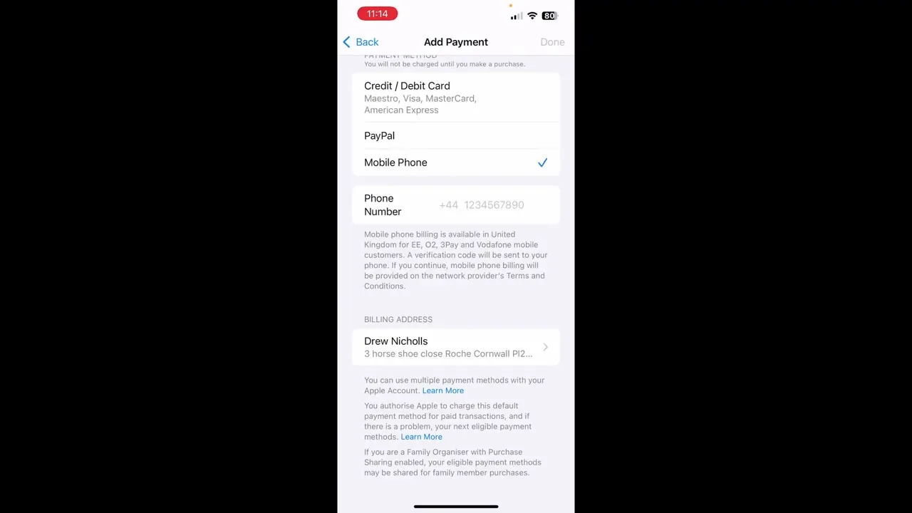 Revisar los límites y bloqueos de la tarjeta en la app del banco